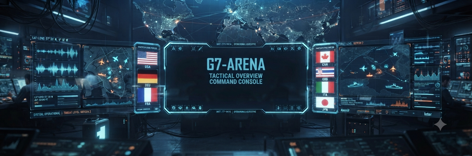 G7 Strategic Arena - USA, DEU, FRA, CAN, GBR, JPN, ITA
